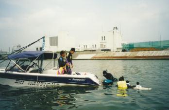 東京でのウェイクボード