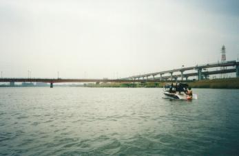 東京でのウェイクボード